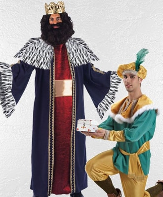 Disfraces de Reyes y Pajes reales para cabalgatas de reyes magos